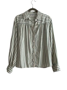 AYR Silk New Age Peasant Button Down Size XS